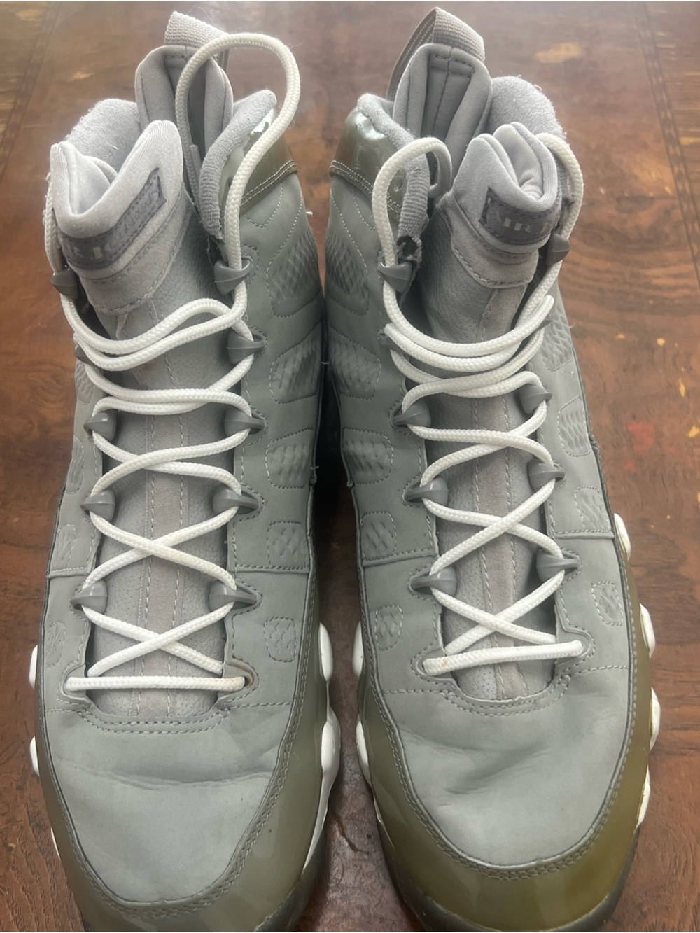 Jordan Men's Gray High-Top Sneakers
